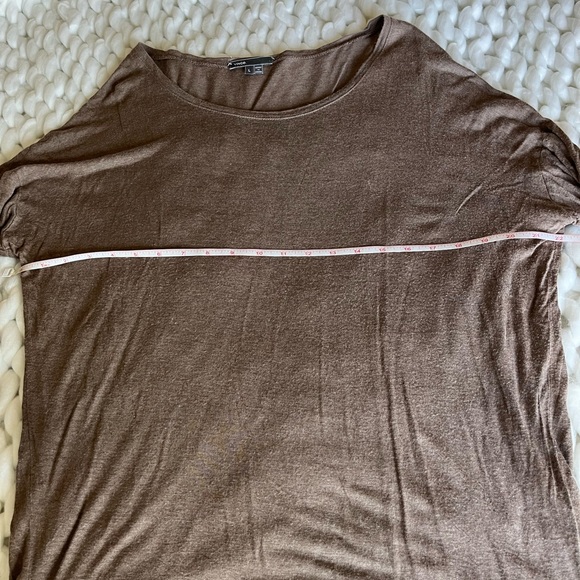 Vince light brown long sleeve t-shirt - Picture 3 of 7